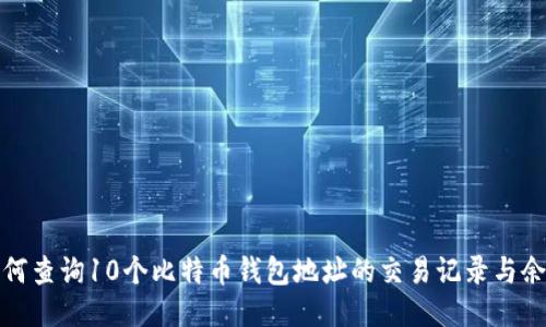 如何查询10个比特币钱包地址的交易记录与余额