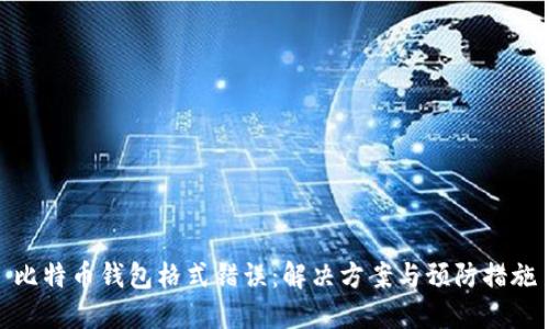比特币钱包格式错误:解决方案与预防措施